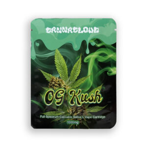 CannaCloud 1000mg Cannabis Sativa L Vape Cartridge - OG Kush