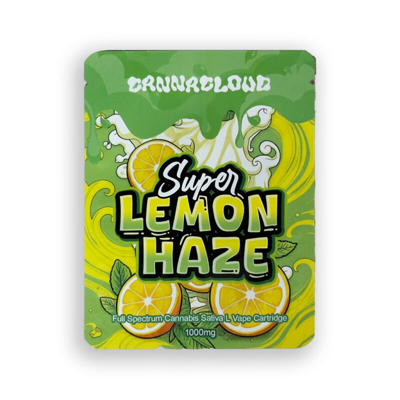 CannaCloud 1000mg Cannabis Sativa L Vape Cartridge - Super Lemon Haze